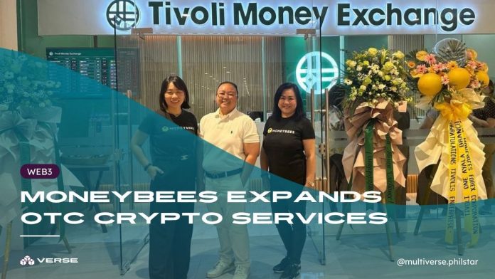 Moneybees partners with Tivoli Money Exchange to enhance over-the-counter crypto services in the Philippines, marking the collaboration with a new branch at One Ayala.
