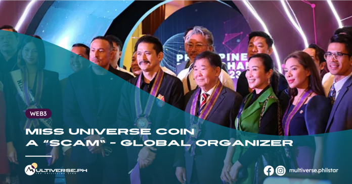 Industry leaders and influencers, including Miss Universe Philippines Michelle Dee, gather onstage during Philippine Blockchain Week